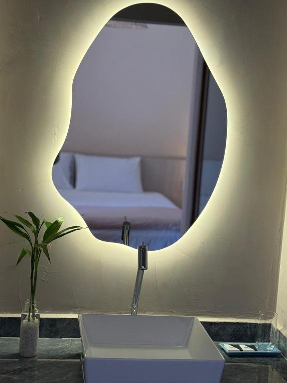 The suite's sink in its own space